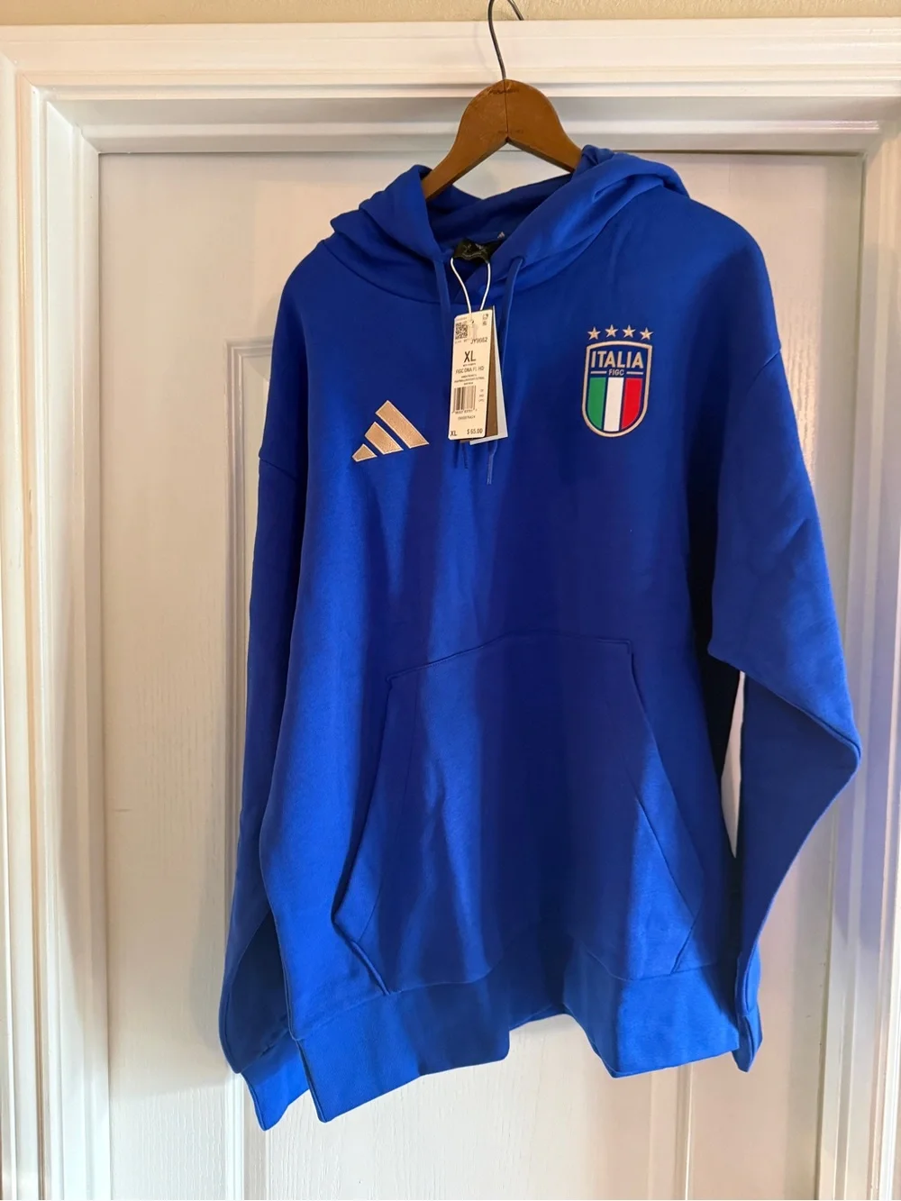 adidas Blue Italia Sweatshirt size XL and pants size XXL